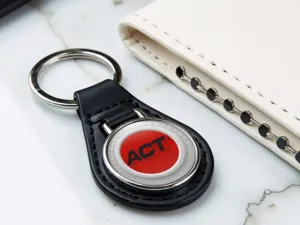 ACT Leder Schlüsselhalter Stilvoll Minimal Moderner Touch